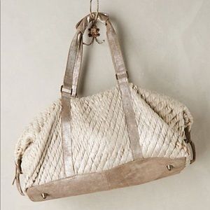 ANTHROPOLOGIE WEEKENDER ROPE BAG JASPER & JEERA